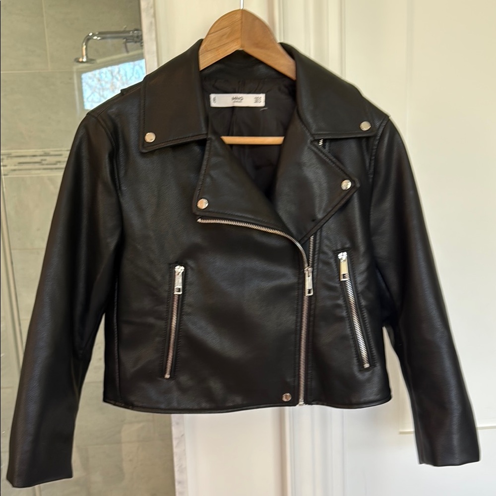 Black Vegan Leather Jacket